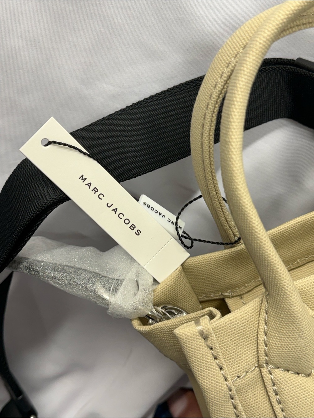 (new+tag) The Marc Jacobs canvas supply crossbody bag beige khaki tan - Picture 11 of 17